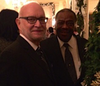 Hal with Rabbi Capers Funnye